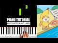 Banana Cat Accident Happy Happy Happy Rare Doodle BEGINNER Piano Tutorial