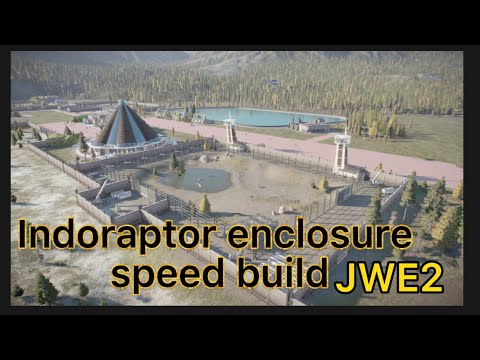 Indoraptor enclosure speed build in JWE2