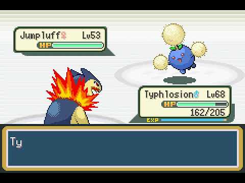 Pokemon Fire Gold GBA Rematch Erika