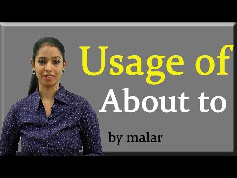 Learn the usage of about to # 13 - 6 minute English with Kaizen through Tamil Video
