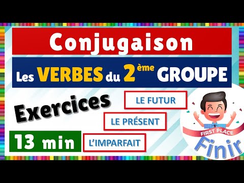 Exercices de conjugaison des verbes du 2ème groupe : le présent, le futur et l'imparfait