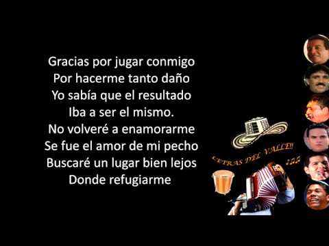 Nunca Comprendí - Jorge Oñate (Letra)