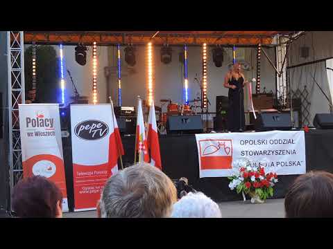 II Festiwal Polonijnej Piosenki w Opolu, występ Doroty z Gardyasz Orlik z USA