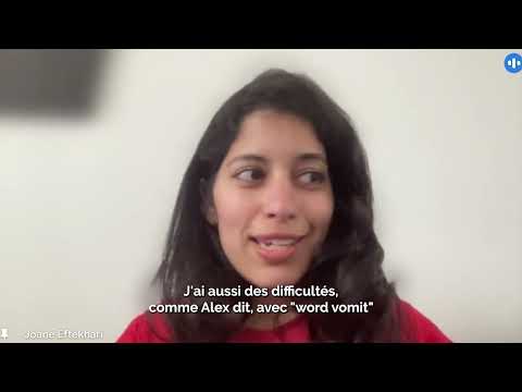 Témoignage vidéo de Joane