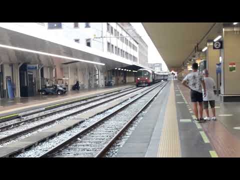 Arrivo del treno storico di Fondazione FS a Torino P.Nuova