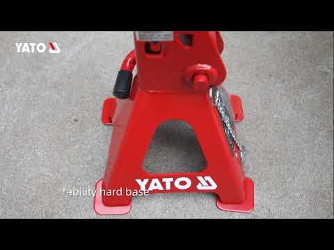 Yato atraminiai stovai YT-17311, 3t 280-420mm 2vnt. video