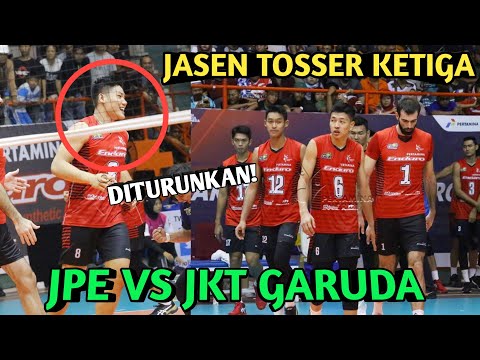 JASEN KILANTA TOSER KETIGA JPE DITURUNKAN, SET 4 JPE VS JAKARTA GARUDA - PROLIGA 2020