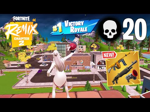20 Elimination Solo Vs Squads Win Gameplay (Fortnite Chapter 2 Remix Keyboard & Mouse)