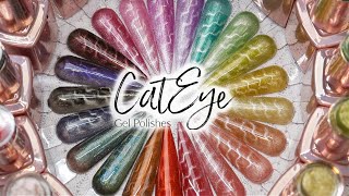 NEW CatEye Gel Polishes! | KoKo and Claire | Swatches and Application Ideas for Nail Art | (2020)