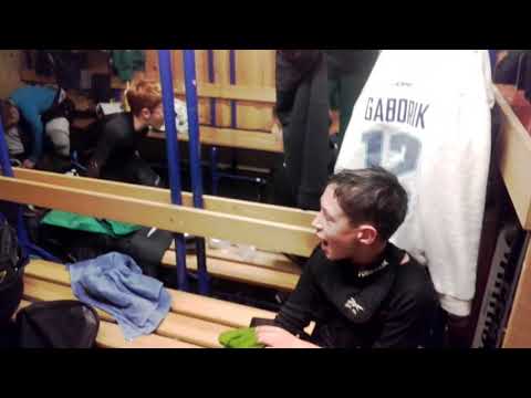 U-12 DP 24.11.2018 HK Triglav - HK SŽ Olimpija B, veselje po tekmi