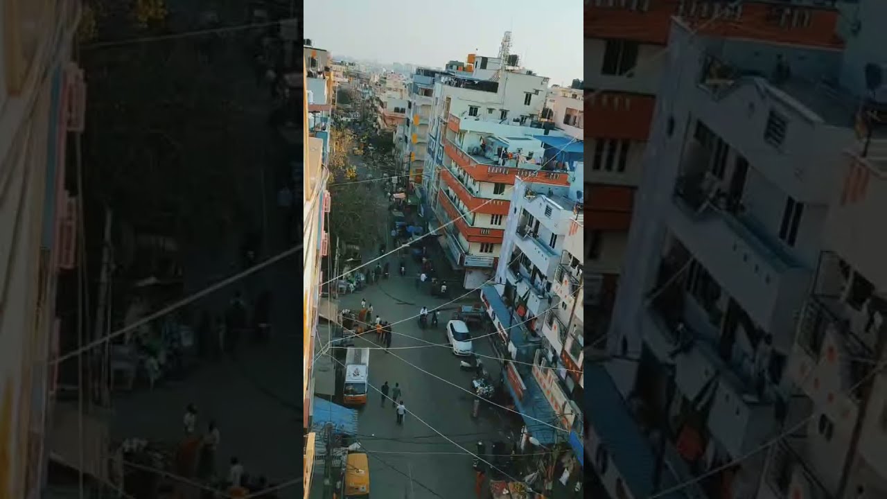 Road Top View in Marathahalli | In A Day in Bengaluru | Bangalore Aswath Nagar Road Top View