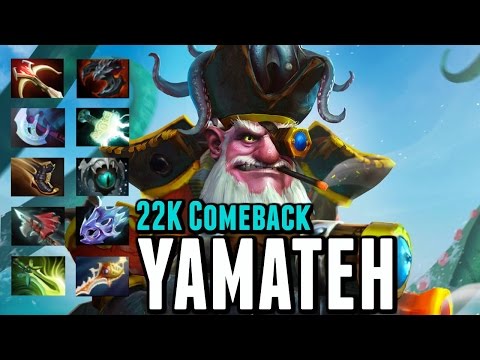 Super Carry Sniper With Hurricane Pike by YamateH 7K MMR - 22K Comeback - Dota 2