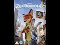 Zootropolis UK DVD Menu Walkthrough 2016