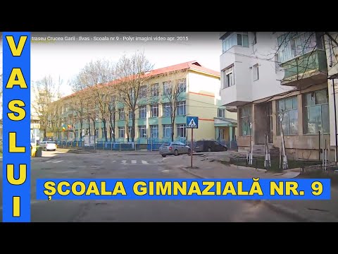 Orasul VASLUI traseu Crucea Garii - Ilvas - Scoala nr 9 - Polyr imagini video apr. 2015