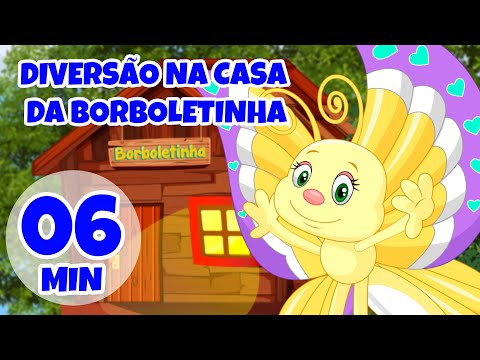 Diversão na Casa da Borboletinha e na Floresta - @Giramille - 6 min | Desenho Animado Musical