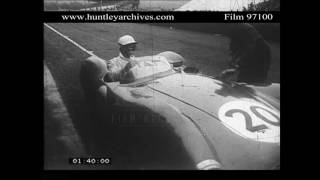 RAC Tourist Trophy in 1953.  Archive film 97100