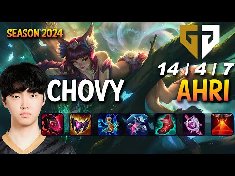 GEN Chovy AHRI vs TRISTANA Mid - Patch 14.5 KR Ranked CHALLENGER | lolrec