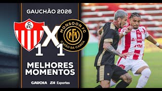 GUARANY 1x1 MONSOON | MELHORES MOMENTOS | GAUCHÃO | 10/01/2026
