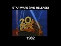 Star Wars VHS Release 1982
