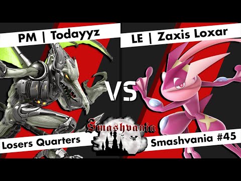 PM | Todayyz (Ridley) vs LE | Zaxis Loxar (Greninja) - LQF - Smashvania #45