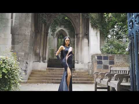 Video Portrait of Pariz Montecarlo wearing Black Dress part  5