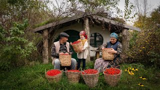 Harvesting and Cooking Wild Hawthorn Jam 🍒🌿