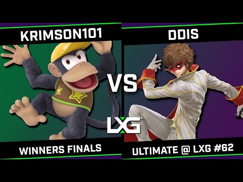 Krimson101 (Diddy Kong) vs DDIS (Joker/Kazuya) - Smash Ultimate @ LXG 62 - Winners Finals
