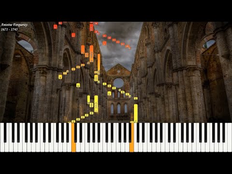Antoine Forqueray - La Forqueray from Suite No 1 in D Minor | Piano Synthesia | Library of Music