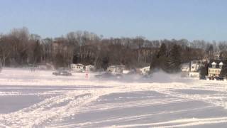 preview picture of video '3-3-13 Island Race - Sinissippi Ice Racing'