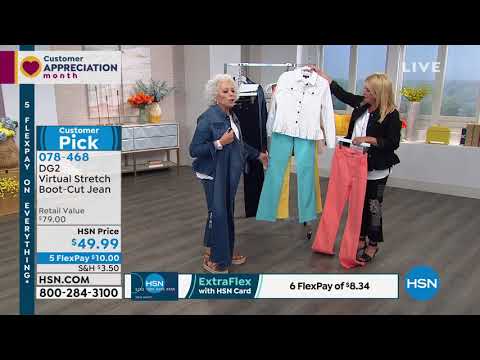 DG2 by Diane Gilman Virtual Stretch BootCut Jean  Basic