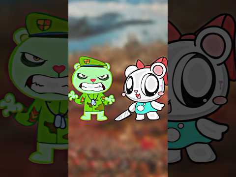 Happy Tree Friends Characters VS Pretty Blood Characters #prettyblood #htf #edit #edits #trending