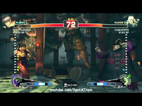 SSF4 - Kiryu Tsukimiya (Guy) vs. ChakioPAPA (Rufus)