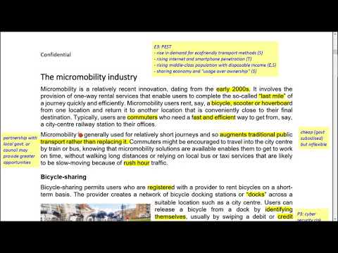 CIMA SCS Pre-seen Analysis May/August 2020 Part 1 - Runnabout