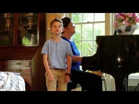 William Wiltshire singing A Million Dreams from The Greatest Showman