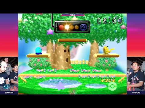 Sunset Blast - Sombrero (Kirby) Vs. TavoMono (Pikachu) SSB64 Pools - Smash 64