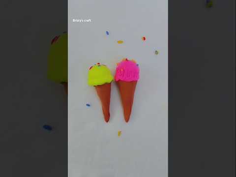 Clay ice cream  #clay #diy #icecream #clayicecream #music #art #song #ideas #creative #kids #joy