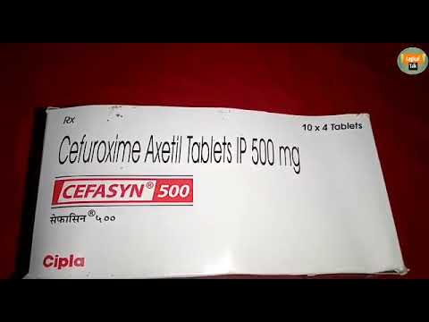 CEFASYN-500MG (CEFUROXIME 500MG) - 4 TABLETS