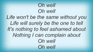 Depeche Mode - Oh Well Lyrics