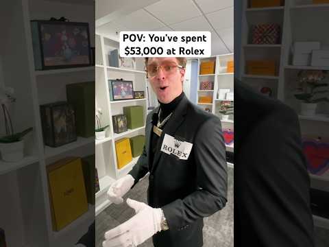 POV: You’ve spent $53,000 at Rolex
