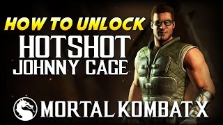 Mortal Kombat X: How To Unlock Hotshot Johnny Cage Skin!