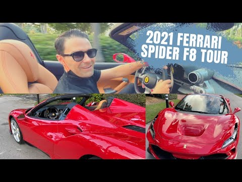 Thumbnail for CAR TOUR!! My new 2021 Ferrari F8 Spider!! by Ferrari F8