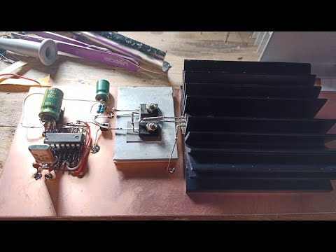 Kurzwellensender mit 74HC04 IC / 2N3055 Modulator / TDA2030A / Einfachen Sender bauen Teil 1 ELH#172