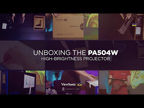 Unboxing the PA504W High-Brightness Projector