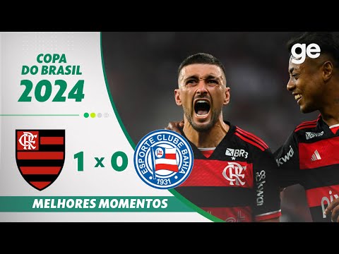 Gols e lances de Flamengo x Bahia