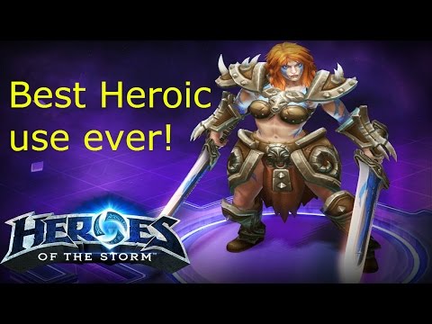 Heroes of the Storm Best Heroic Use Ever with Sonya