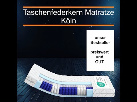unser Bestseller bei feine-matratzen.de: die Taschenfederkernmatratze Köln.