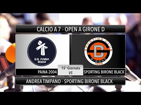 Intervista Sporting Birone Black - Andrea Timpano
