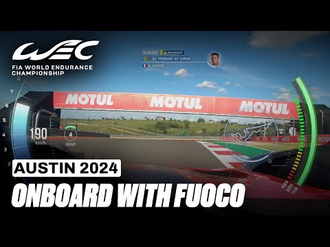 Onboard with Antonio Fuoco Ferrari 499P Hypercar 🇮🇹 I 2024 6 Hours of COTA I FIA WEC