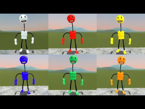 GREEN GUY ALL COLORS FROM 3D MEMES in Garry's Mod