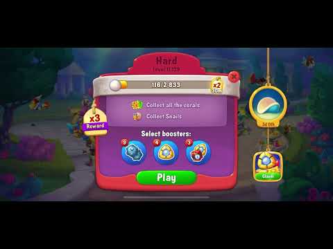 Fishdom 🐟 🦀 🐠 Level - 11126(SUPER HARD) 💪💪🏆🏅11127🏆🏅 11128🏆🏅 11129(HARD) 💪💪🏆🏅 11130🔥🔥🔥🔥🔥🔥